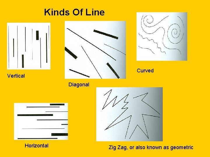 Kinds Of Line Curved Vertical Diagonal Horizontal Zig Zag, or also known as geometric