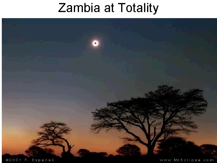 Zambia at Totality Zambia at Totality