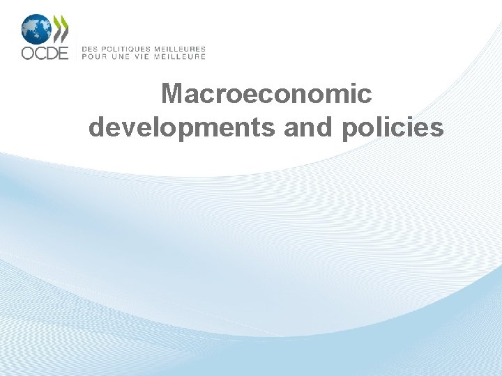 Macroeconomic developments and policies 