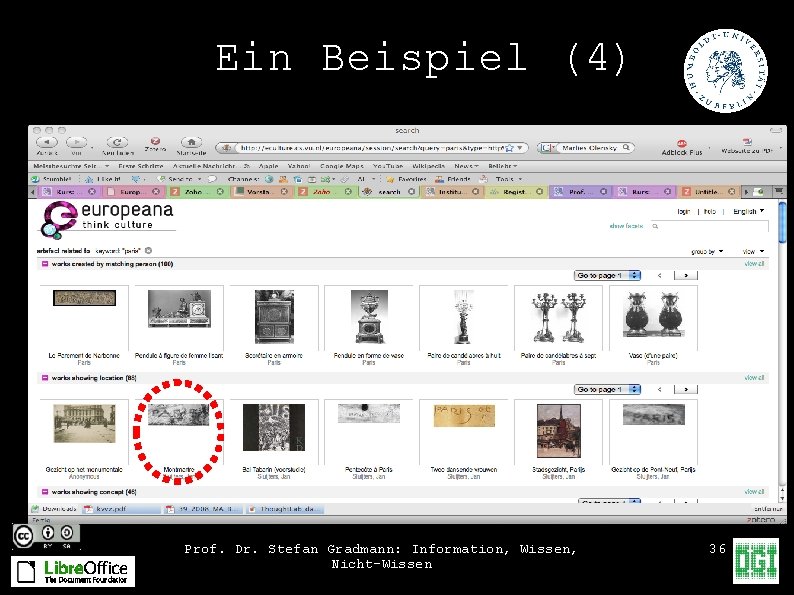 Ein Beispiel (4) Prof. Dr. Stefan Gradmann: Information, Wissen, Nicht-Wissen 36 