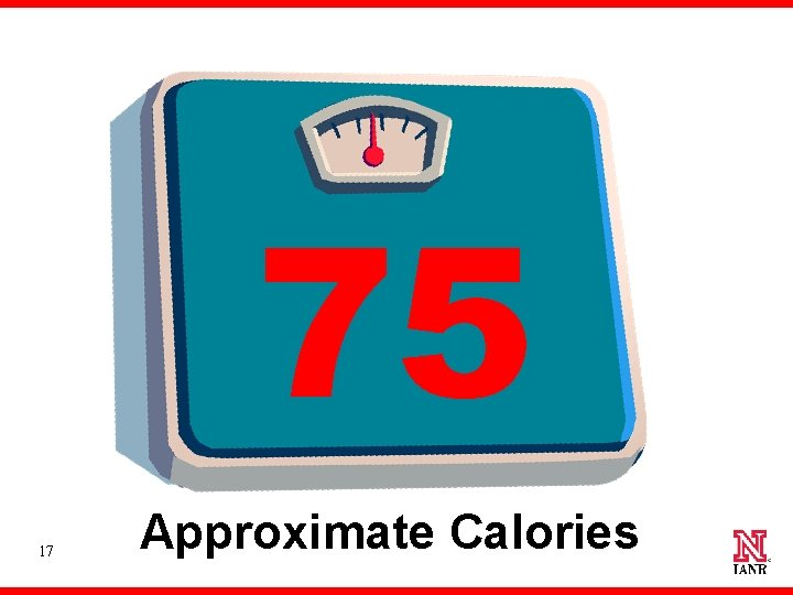 75 17 Approximate Calories 