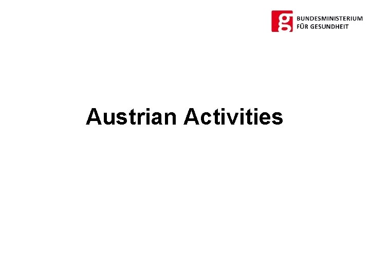 Austrian Activities 