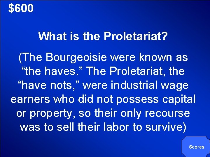 © Mark E. Damon - All Rights Reserved $600 What is the Proletariat? (The