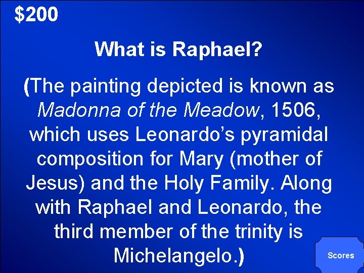 © Mark E. Damon - All Rights Reserved $200 What is Raphael? (The painting