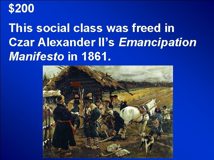 © Mark E. Damon - All Rights Reserved $200 This social class was freed