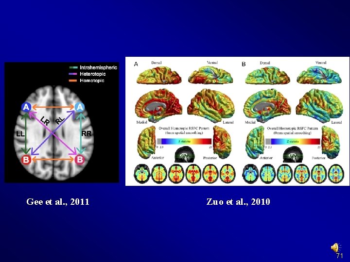 Gee et al. , 2011 Zuo et al. , 2010 71 