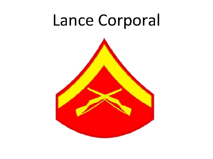 Lance Corporal 