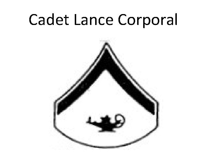 Cadet Lance Corporal 