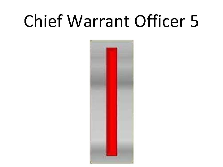 Chief Warrant Officer 5 