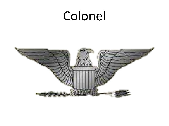 Colonel 