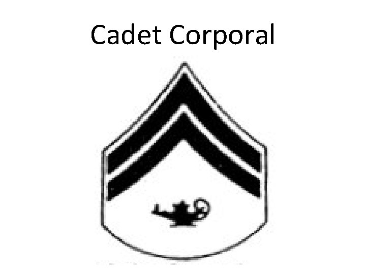 Cadet Corporal 