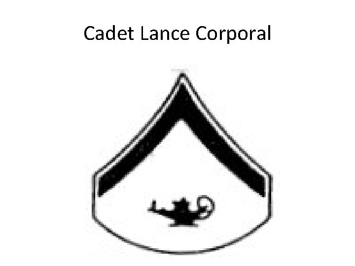 Cadet Lance Corporal 