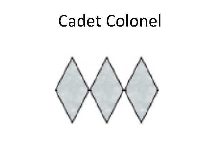 Cadet Colonel 
