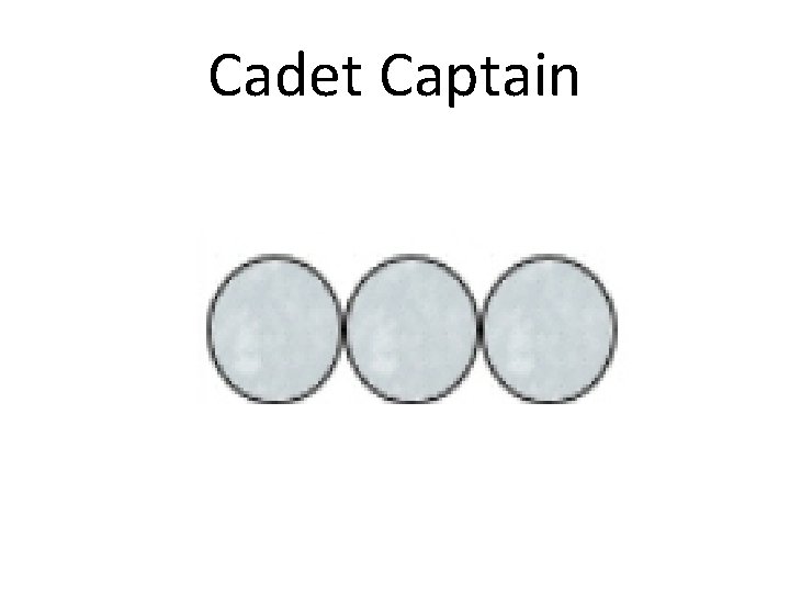Cadet Captain 