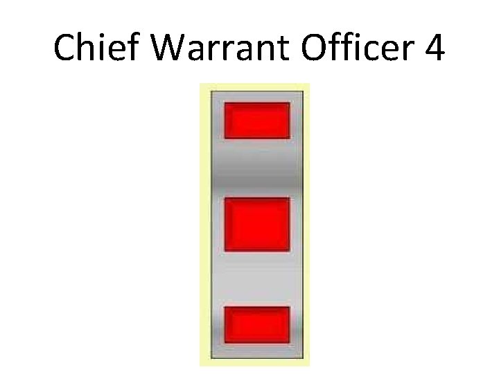 Chief Warrant Officer 4 