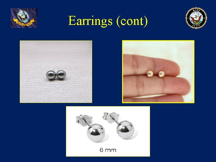 Earrings (cont) 