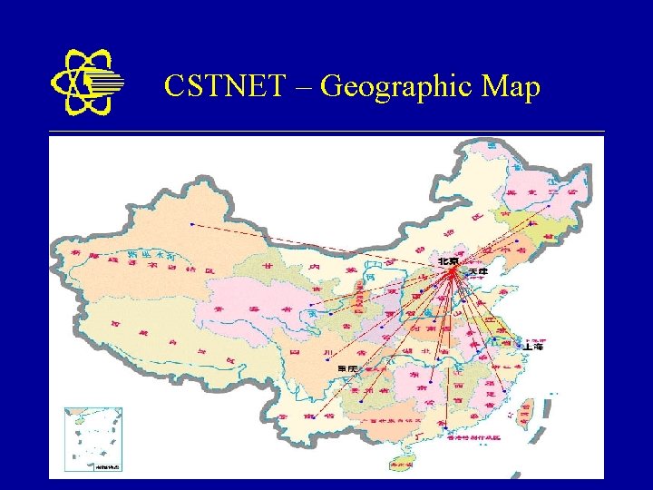CSTNET – Geographic Map 