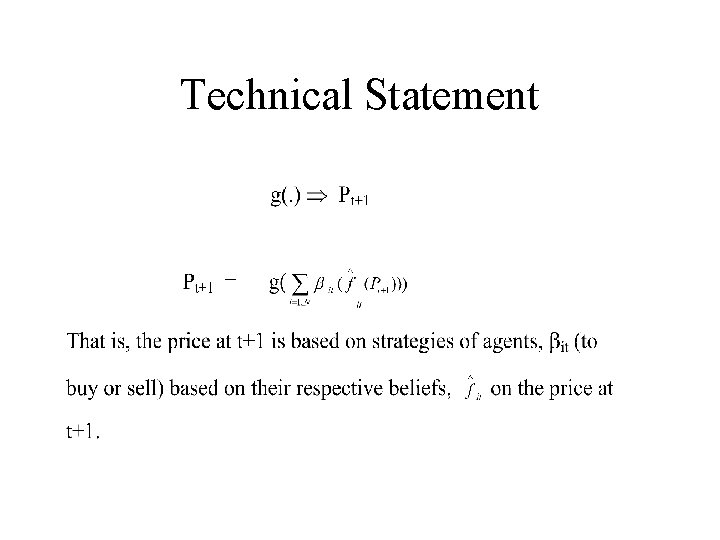 Technical Statement 