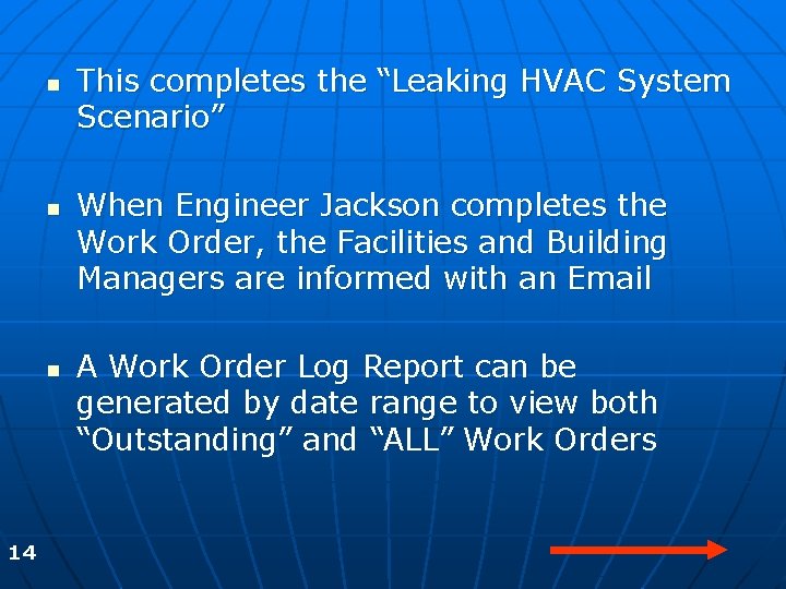 n n n 14 This completes the “Leaking HVAC System Scenario” When Engineer Jackson