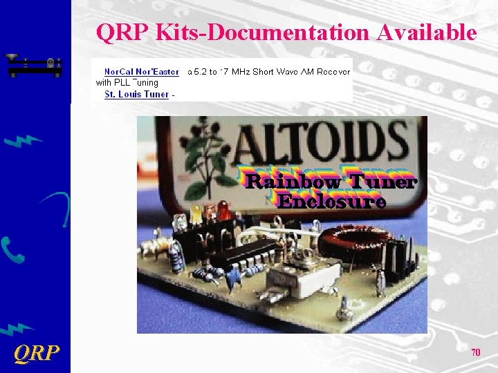 QRP Kits-Documentation Available QRP 70 