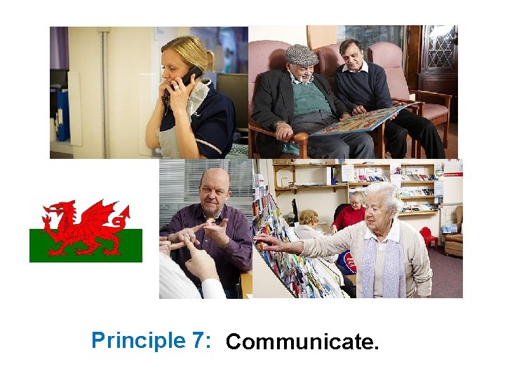 Principle 7: Communicate. 