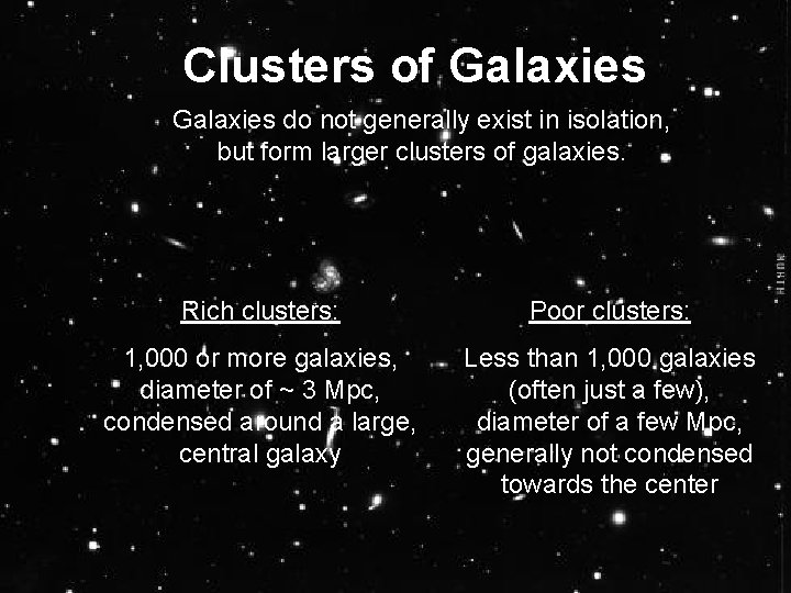 Clusters of Galaxies do not generally exist in isolation, but form larger clusters of