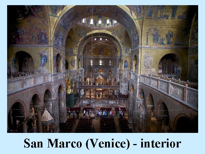 San Marco (Venice) - interior 
