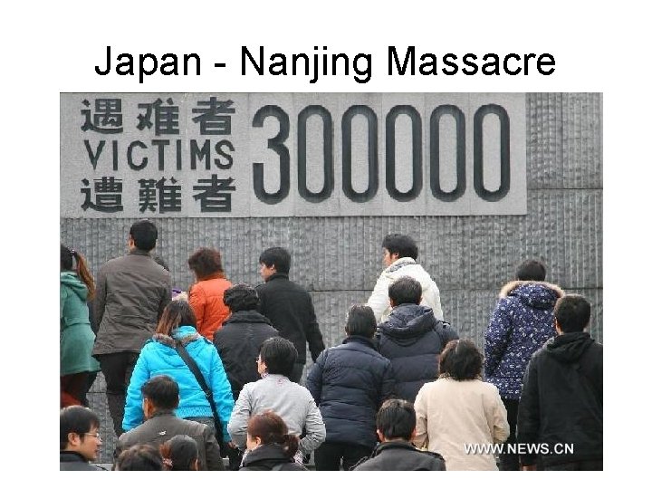 Japan - Nanjing Massacre 