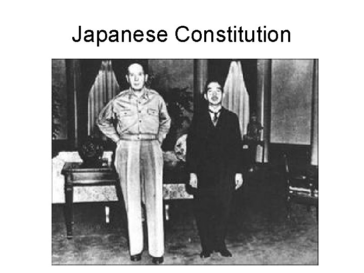 Japanese Constitution 