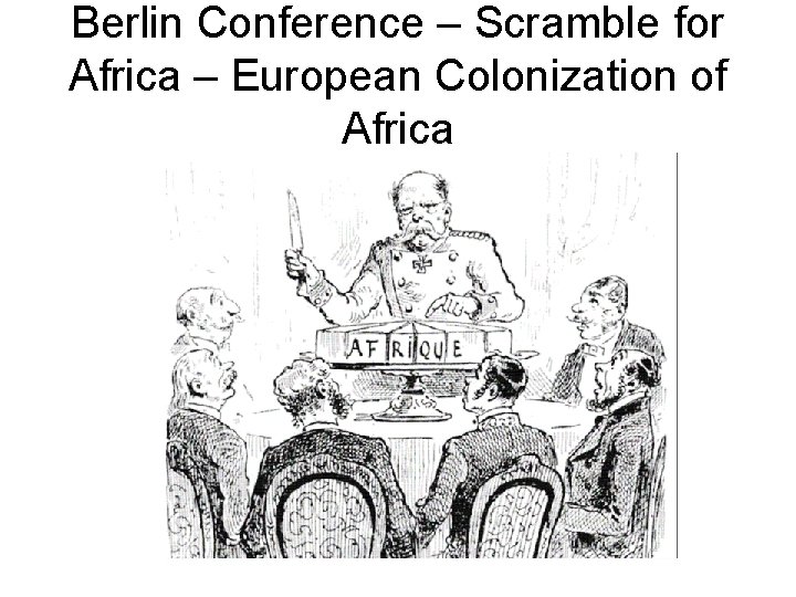 Berlin Conference – Scramble for Africa – European Colonization of Africa 