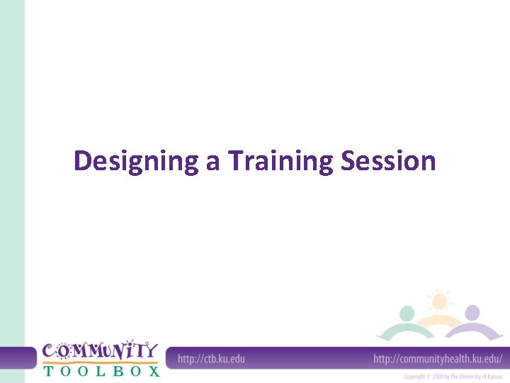 Designing a Training Session 