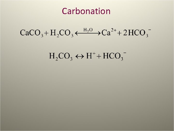 Carbonation 
