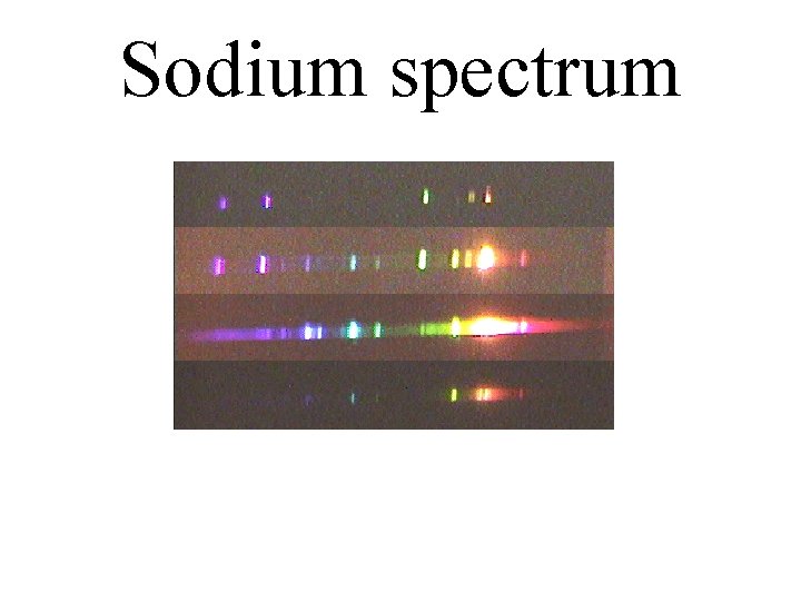 Sodium spectrum 