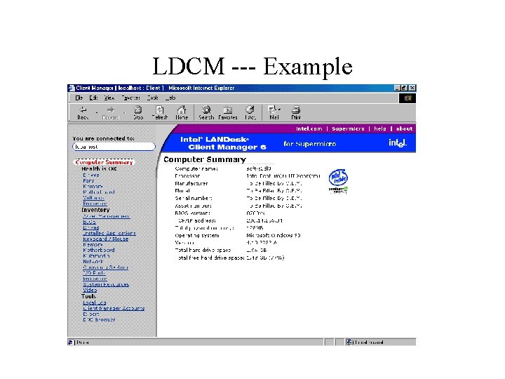 LDCM --- Example 