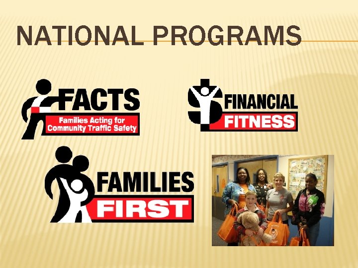 NATIONAL PROGRAMS 