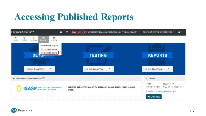 Accessing Published Reports 12 