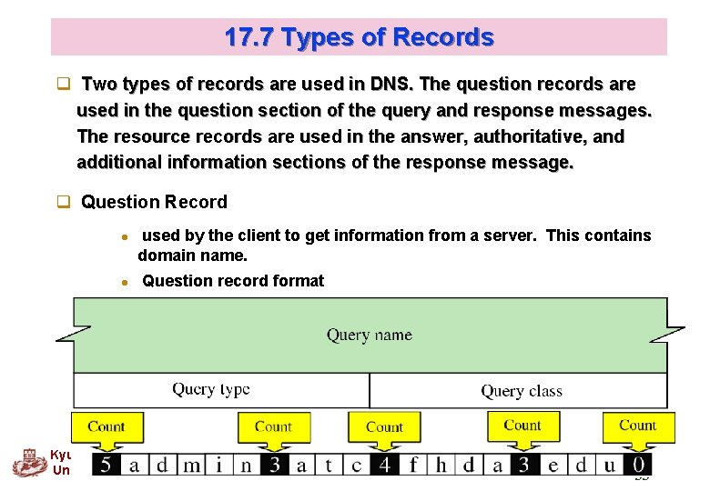 17. 7 Types of Records q Two types of records are used in DNS. 17. 7 Types of Records q Two types of records are used in DNS.