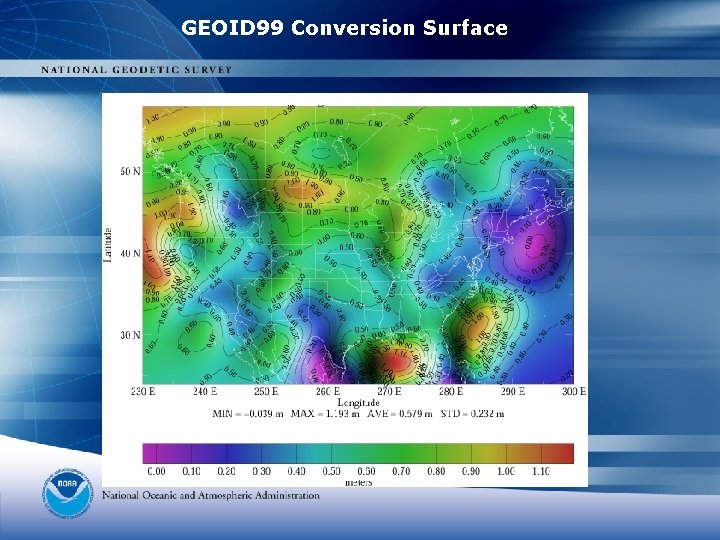 GEOID 99 Conversion Surface 