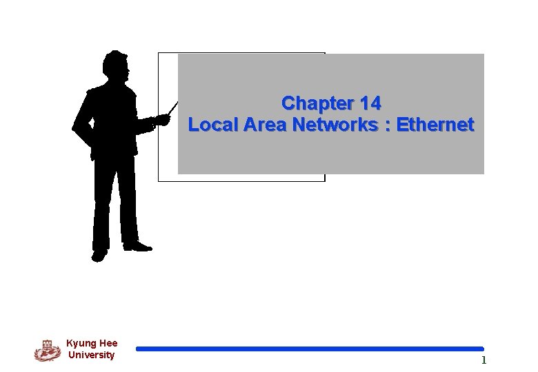 Chapter 14 Local Area Networks : Ethernet Kyung Hee University 1 