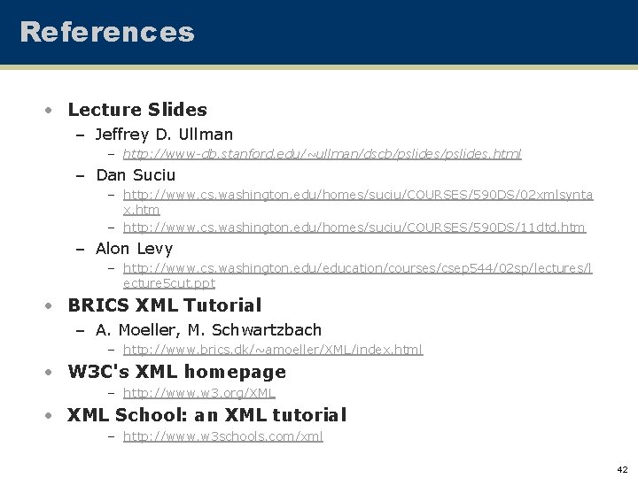 References • Lecture Slides – Jeffrey D. Ullman – http: //www-db. stanford. edu/~ullman/dscb/pslides. html