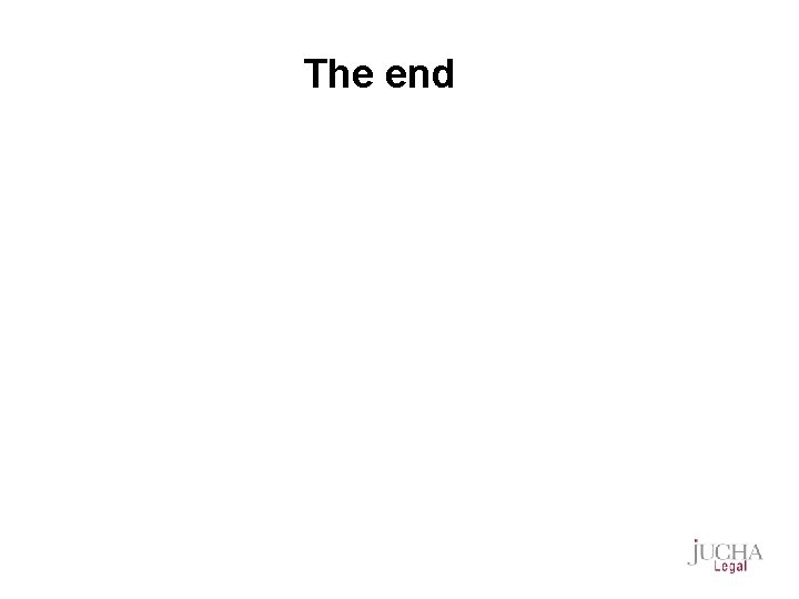 The end 