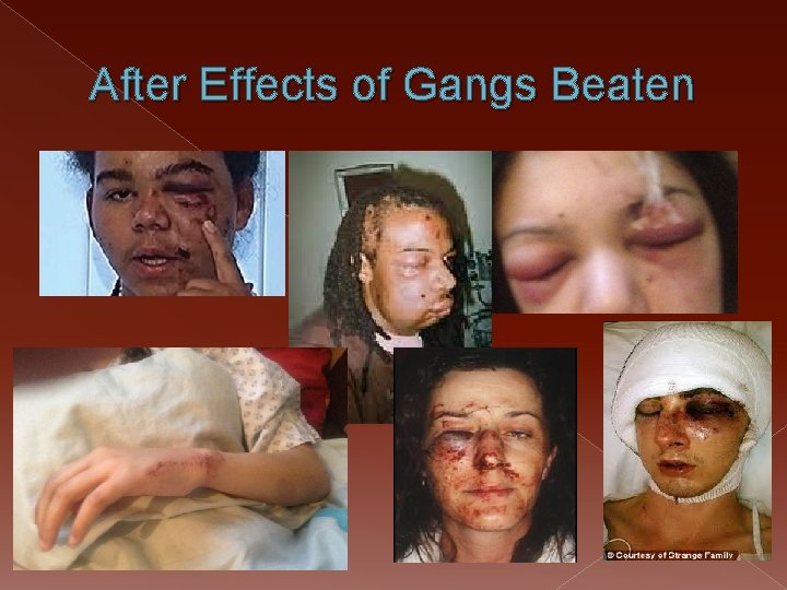 After Effects of Gangs Beaten 