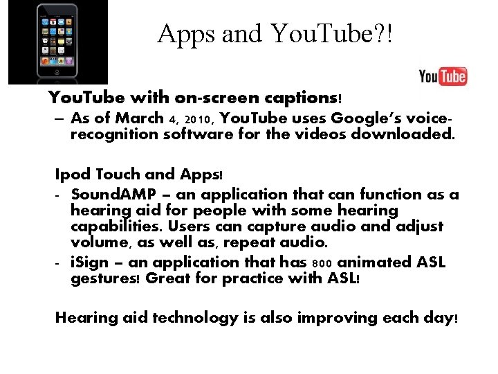 Apps and You. Tube? ! You. Tube with on-screen captions! – As of March Apps and You. Tube? ! You. Tube with on-screen captions! – As of March