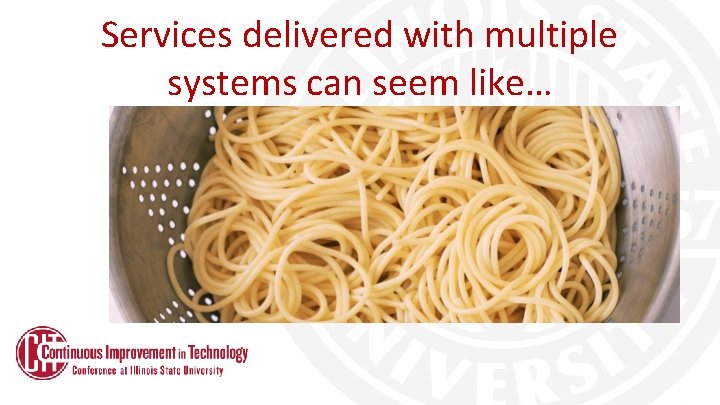 Services delivered with multiple systems can seem like… 