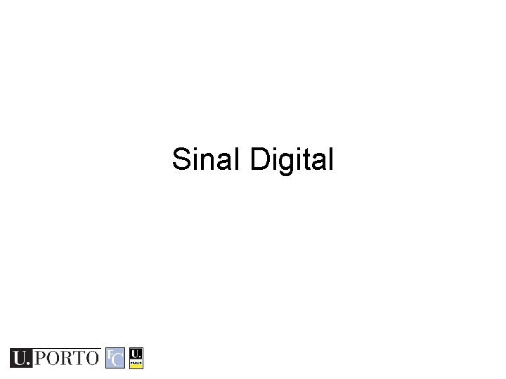 Sinal Digital 