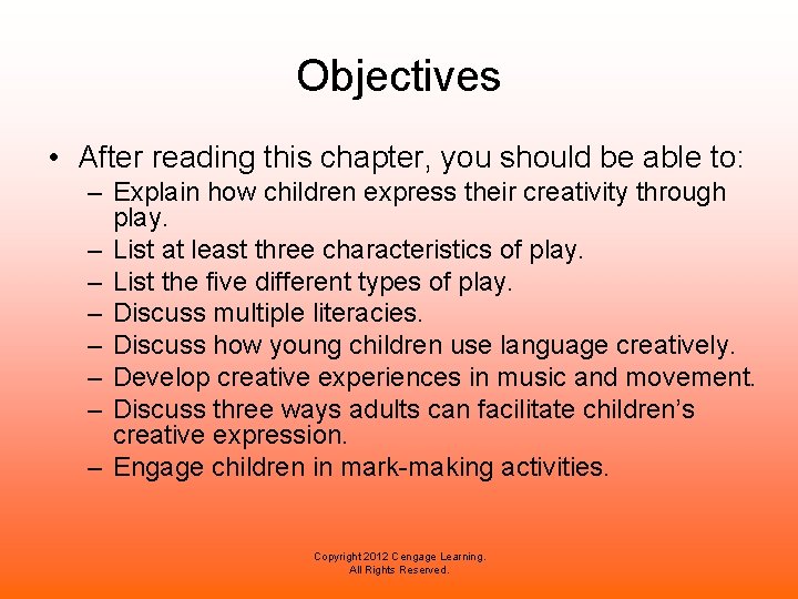 Objectives • After reading this chapter, you should be able to: – Explain how