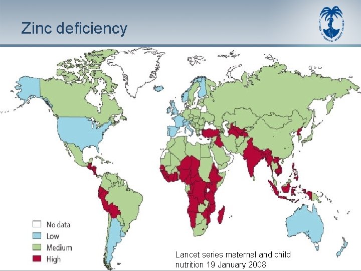 Zinc deficiency Lancet series maternal and child nutrition 19 January 2008 