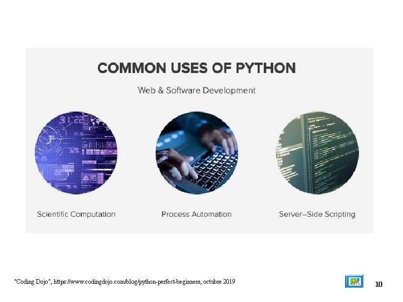 "Coding Dojo", https: //www. codingdojo. com/blog/python-perfect-beginners, octubre 2019 10 