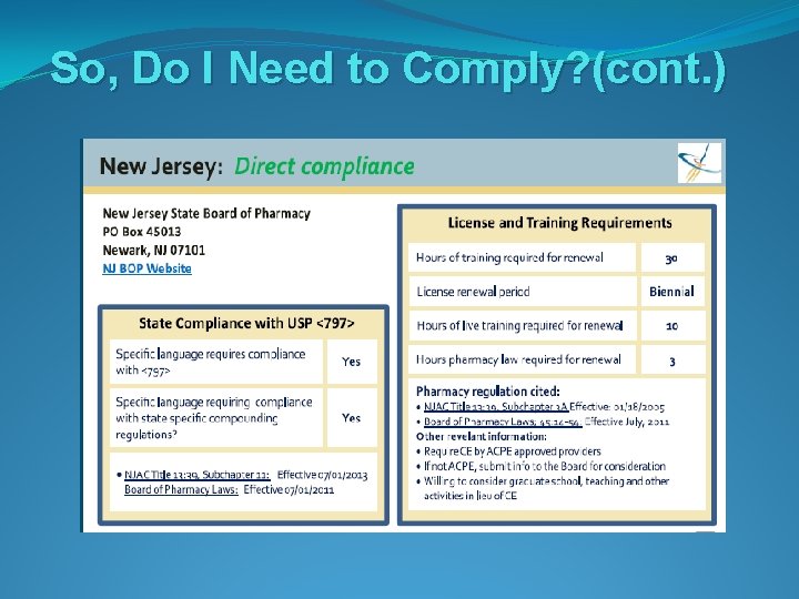 So, Do I Need to Comply? (cont. ) 