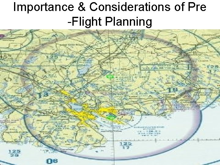 Importance & Considerations of Pre -Flight Planning 